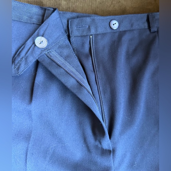 Sag Harbor NWTS Navy Blue Machine Washable Comfort Stretch Sz 12P Pleat… - Picture 6 of 15